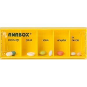 ANABOX CUTIE PENTRU ORGANIZAREA ZILNICA A MEDICAMENTELOR