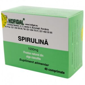 HOFIGAL SPIRULINA 1000MG X 40 COMPRIMATE