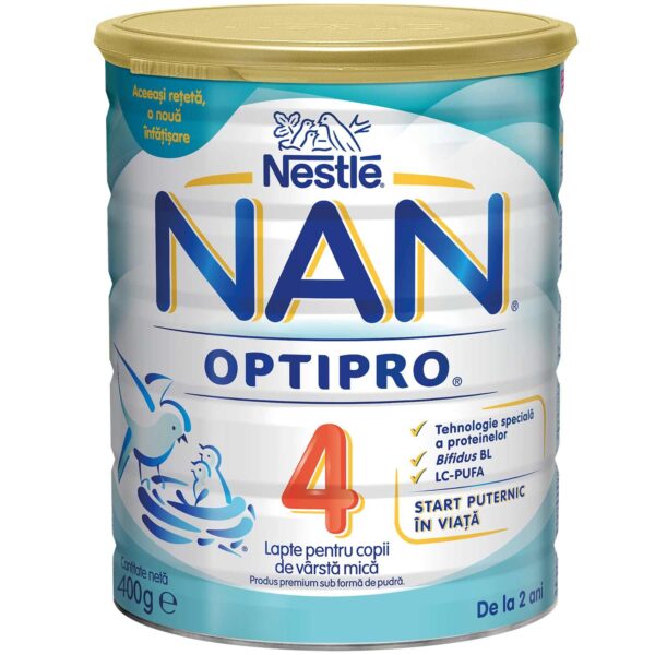 NESTLE LAPTE PRAF NAN 4 400G