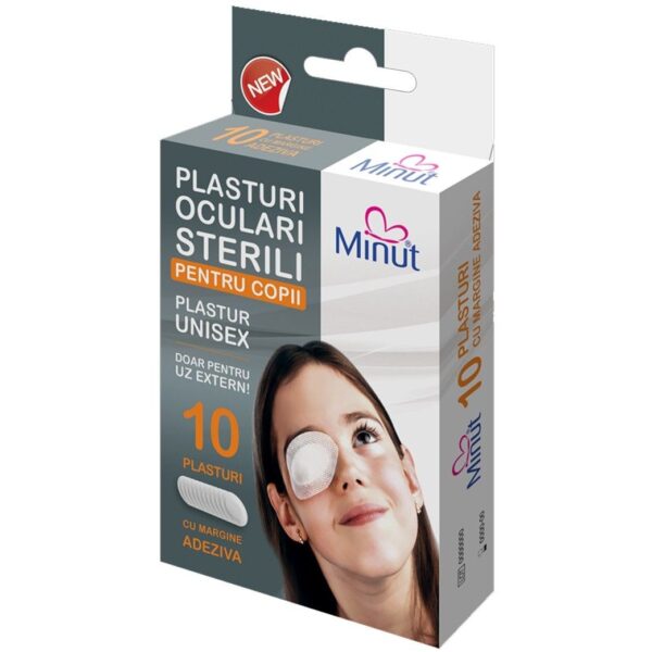 MINUT PLASTURI OCULARI PENTRU COPII 10BUC