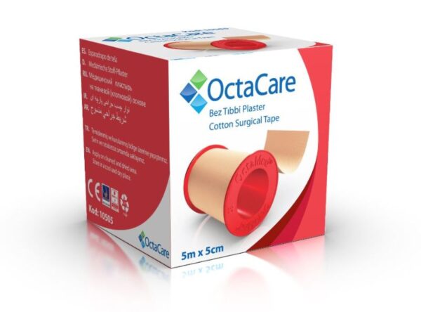 OCTACARE BANDA ADEZIVA PE SUPORT TEXTIL 5M X 5CM