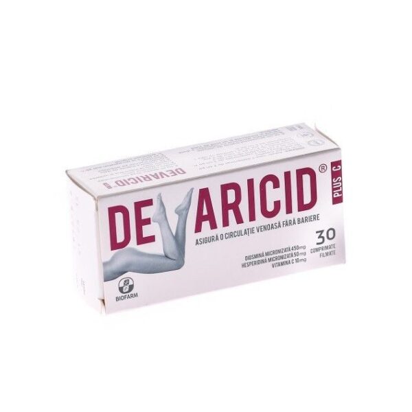 DEVARICID PLUS C 30 COMPRIMATE FILMATE