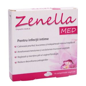 ZDROVIT ZENELLA MED 14 COMPRIMATE VAGINALE