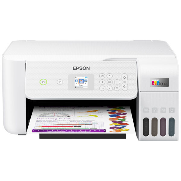 Multifunctional inkjet color Epson EcoTank L3266, LED, Wireless, USB, A4, Alb