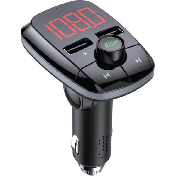 Modulator FM Serioux ABFM50, Bluetooth, USB, Negru