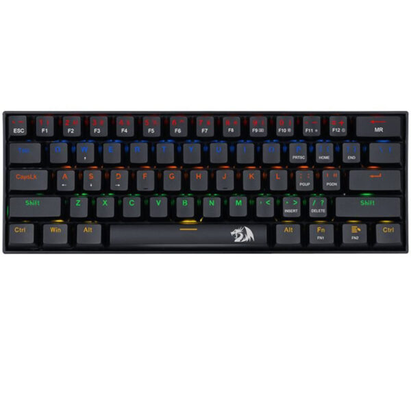 Tastatura gaming mecanica Redragon Lakshmi, Iluminare RGB, Negru