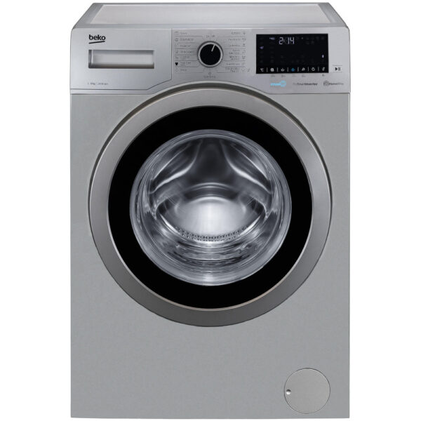 Masina de spalat rufe Beko WUE8736XBS, 1400 RPM, 8 kg, Hygiene+ SteamCure, HomeWhiz, Remote Control, SteamCure, Aquafusion, AddXtra, Motor ProSmart Inverter, Clasa C